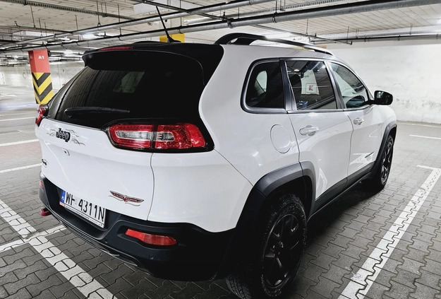 Jeep Cherokee cena 77400 przebieg: 99850, rok produkcji 2015 z Warszawa małe 56